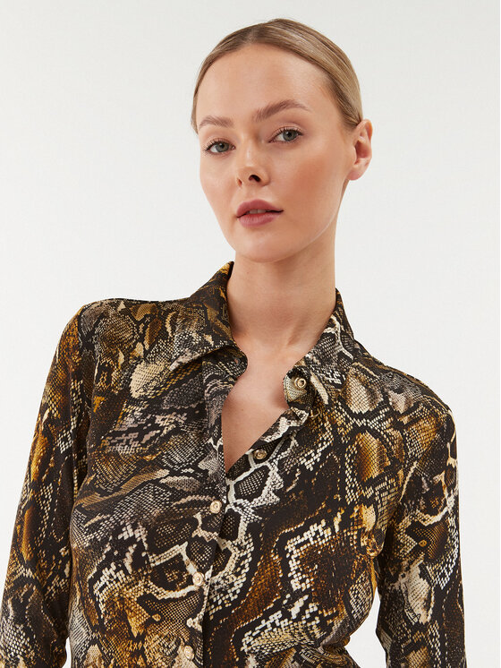 Just Cavalli Just Cavalli Blusa 75PAL228 Giallo Slim Fit