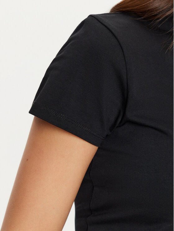 Guess Guess T-Shirt V4YI20 KCDH1 Schwarz Boxy Fit