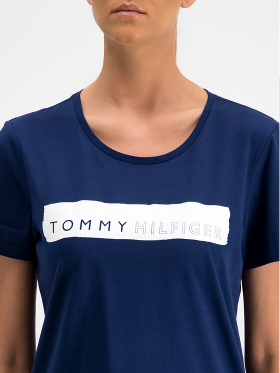 Tommy Hilfiger Tommy Hilfiger Tricou WW0WW25177 Bleumarin Regular Fit