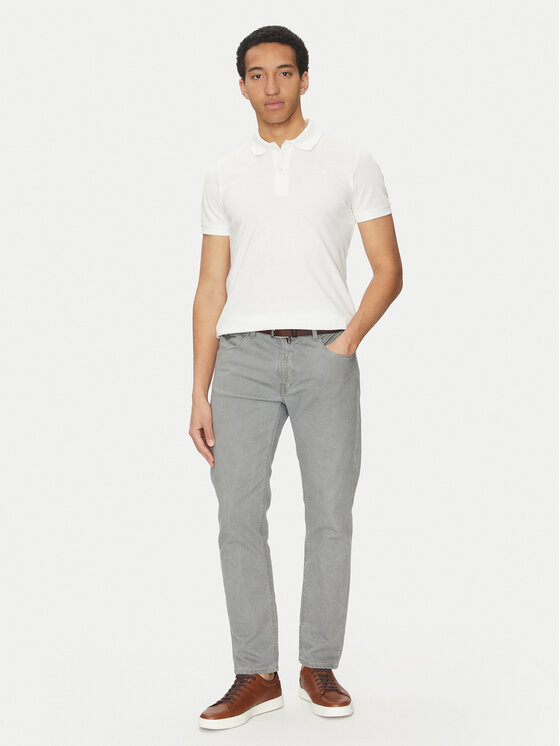 Geox Geox Polo M5511B T3240 F2128 Biały Regular Fit