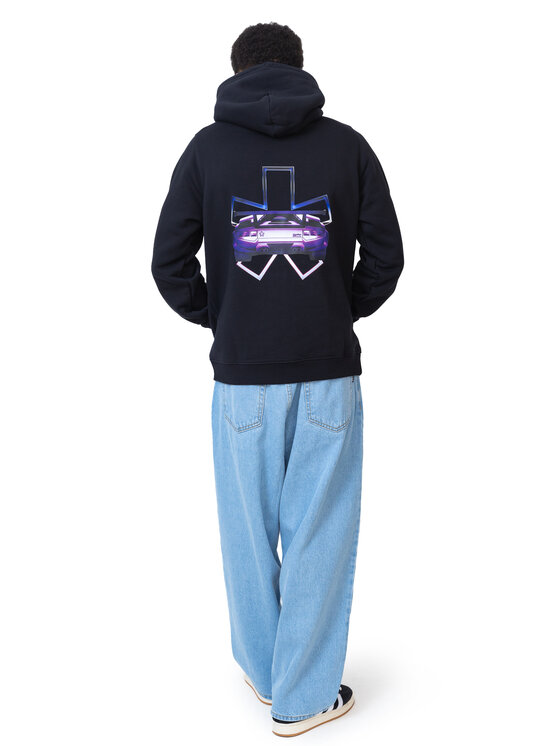 Kamuflage Kamuflage Bluza V12 Czarny Oversize