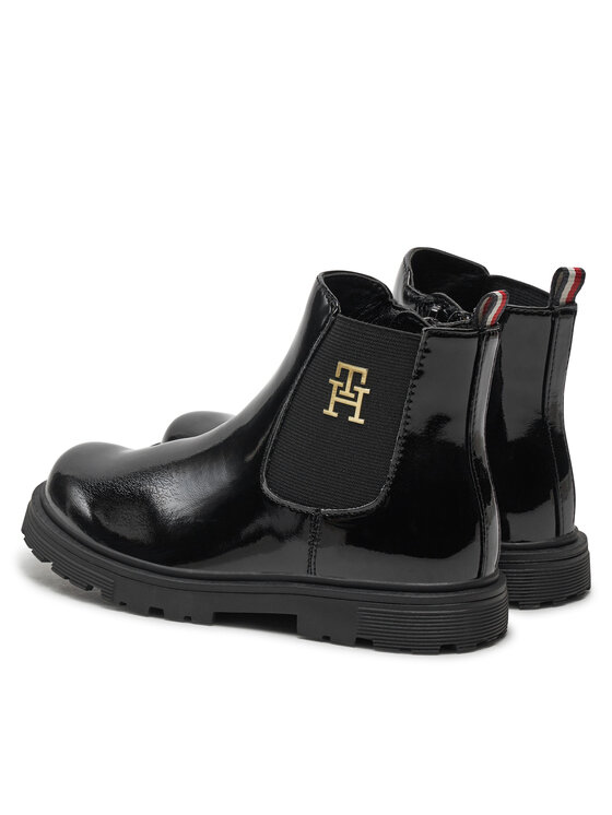 Tommy Hilfiger Tommy Hilfiger Μποτάκια Chelsea Boot T1A5-33563-0343 S Μαύρο