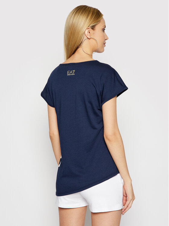 T-shirt 3KTT44 TJ4PZ 1554 Blu scuro Regular Fit
