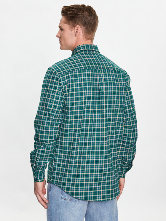 Camicia Fling Check 2316-714 Verde Regular Fit