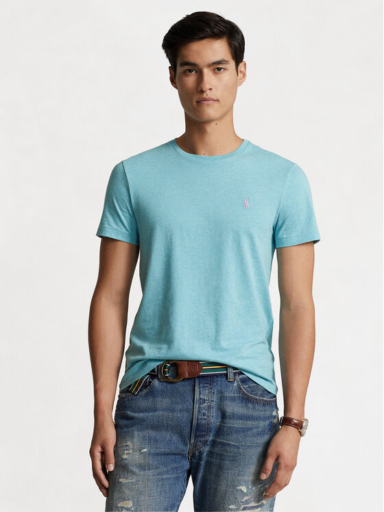 Polo Ralph Lauren Tricou 710671438365 Albastru Custom Slim Fit