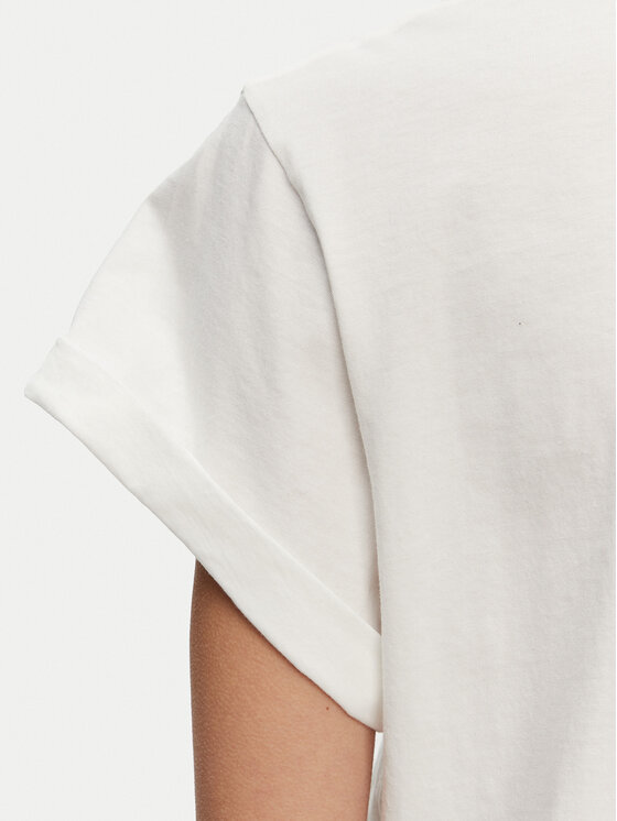 PINKO PINKO T-Shirt Torcetti 104605 A2D1 Biały Regular Fit
