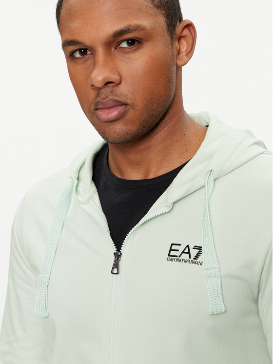 EA7 Emporio Armani Felpa 8NPM03 PJ05Z 1133 Verde Regular Fit Modivo