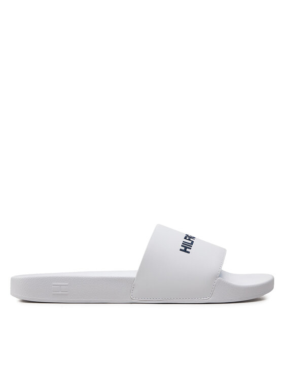 Tommy Hilfiger Tommy Hilfiger Παντόφλες Hilfiger 85 Pool Slide FM0FM05021 Λευκό