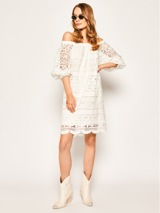 Vestito estivo Pellicano 536857 Bianco Regular Fit...