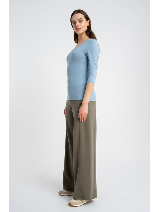 CLICK CLICK Μπλουζάκι 10-6829 Μπλε Slim Fit