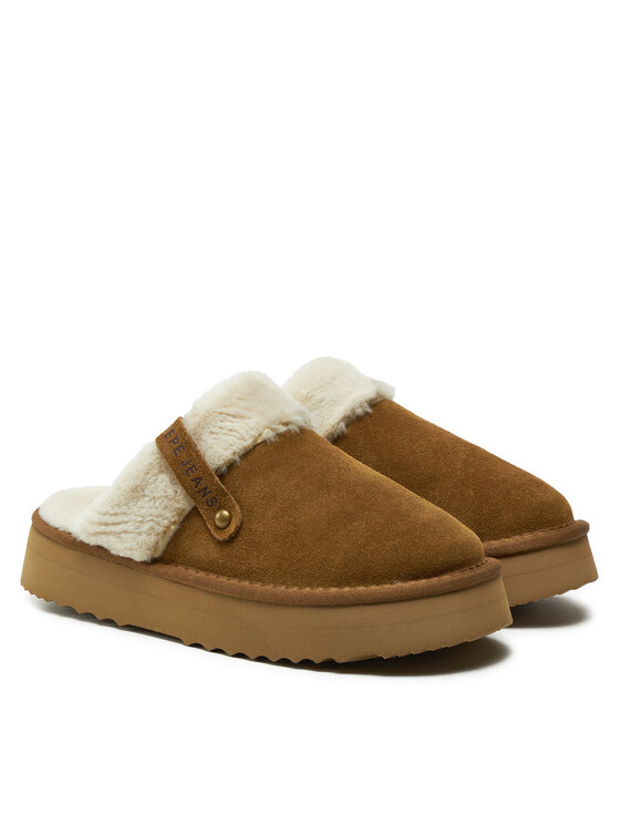 Pepe Jeans Pepe Jeans Papuče PLS10421 Smeđa