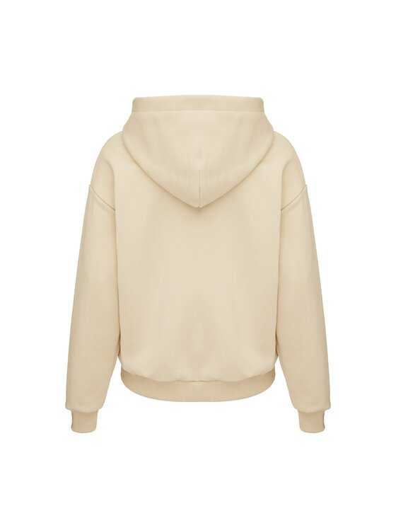 La Mania La Mania Mikina EVERY 2 Béžová Classic Fit