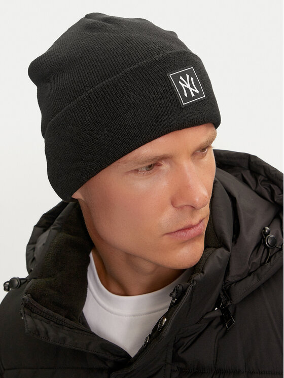 New Era New Era Berretto New Era Team Cuff Beanie New York Yankees Hat Nero