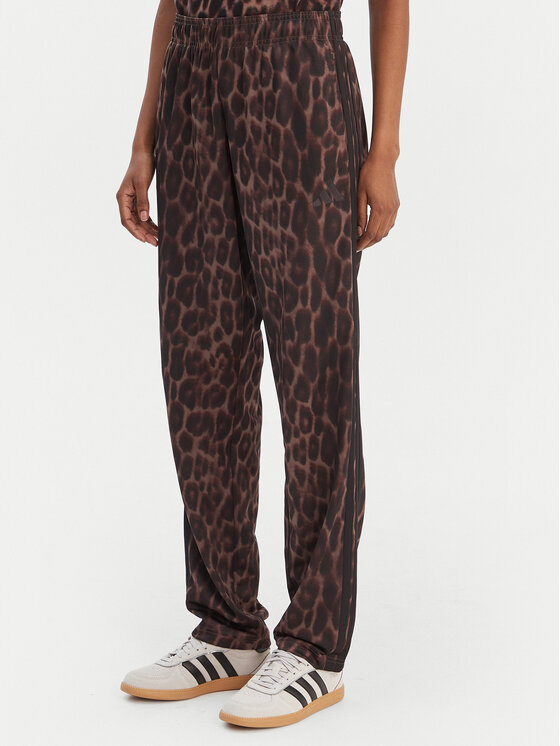 adidas adidas Анцуг Essentials 3-Stripes Animal JZ0927 Кафяв Regular Fit