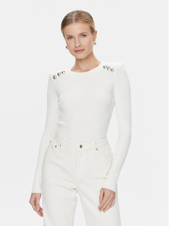 Marciano Guess Marciano Guess Светр Teti 4RGR10 5613Z Écru Regular Fit