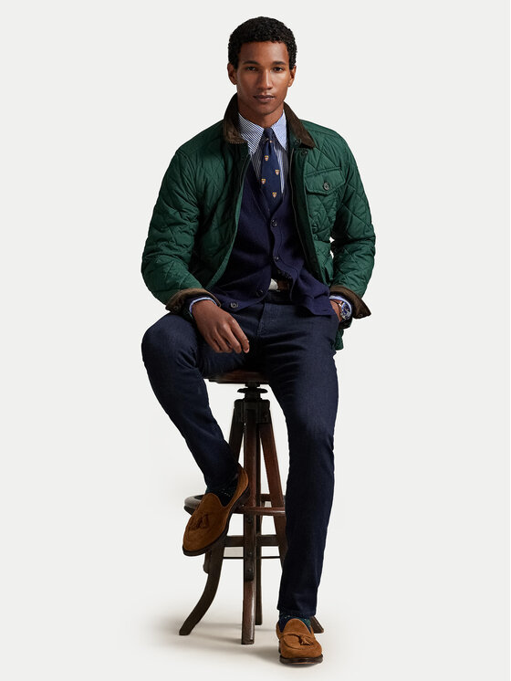 Polo Ralph Lauren Polo Ralph Lauren Jeans hlače 710982148001 Mornarsko modra Slim Fit