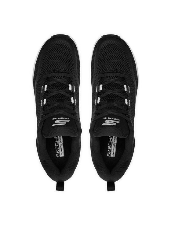 Skechers Skechers Маратонки за бягане Go Run Supersonic Max 172086/BKW Черен