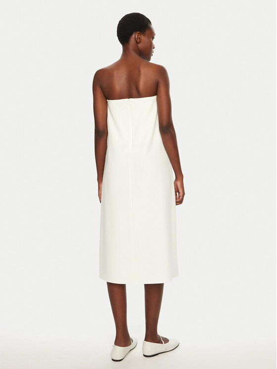 Herskind Herskind Kokteiļkleita Carly 5422177 Balts Loose Fit