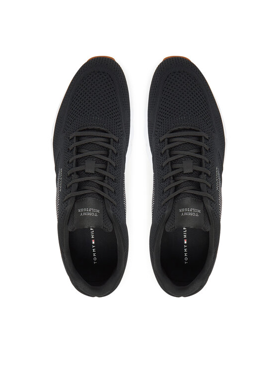 Tommy Hilfiger Tommy Hilfiger Сникърси Modern Comfort Run Knit FM0FM05524 Черен