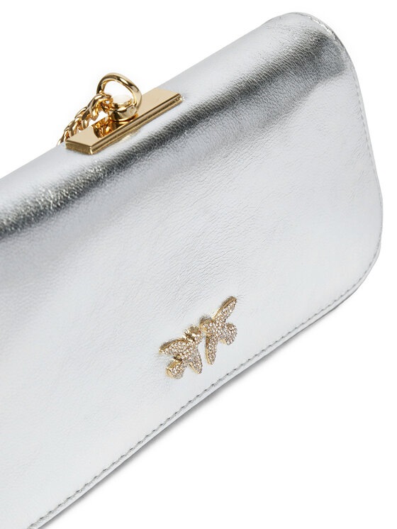 PINKO Pinko Käekott Marpesia Clutch Hõbedane