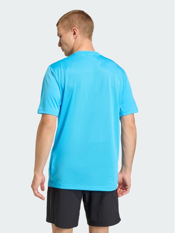 adidas adidas Koszulka techniczna Tech Apparel Tee Błękitny Regular Fit