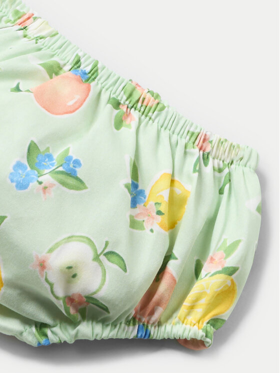 Mayoral Mayoral Vestito estivo 1834 Verde Regular Fit