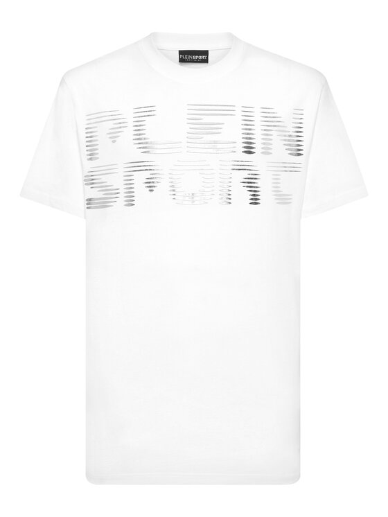 Plein Sport Plein Sport T-Shirt 19539 Biały Regular Fit