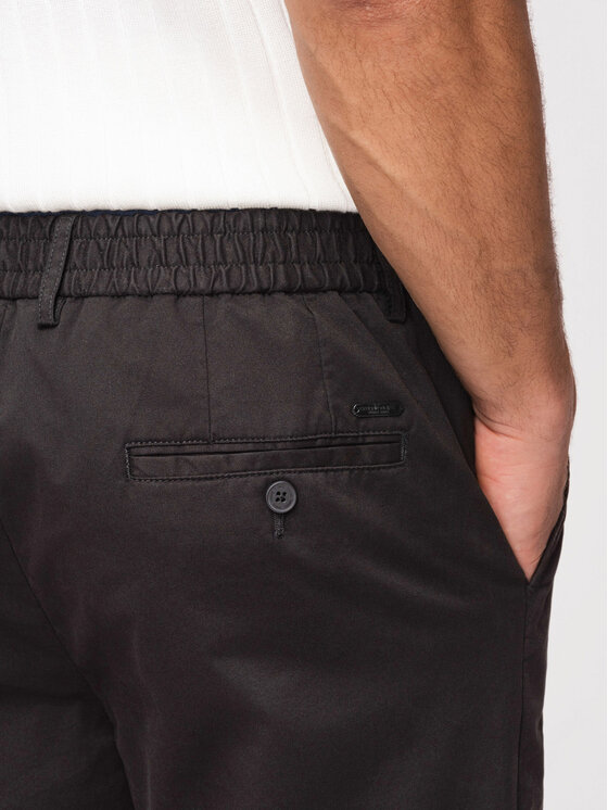 Ombre Ombre Chino kalhoty OM-PACP-0293 Černá Chino Fit