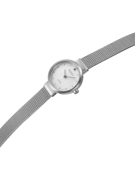 Obaku Obaku Zegarek V313LXCWMC Srebrny