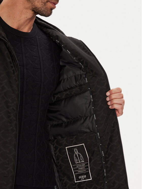 Guess Guess Übergangsjacke M5YL14 WHEW2 Schwarz Regular Fit