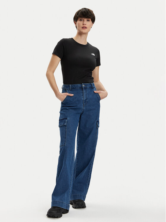 The North Face The North Face Marškinėliai Simple Dome NF0A87NH Juoda Regular Fit