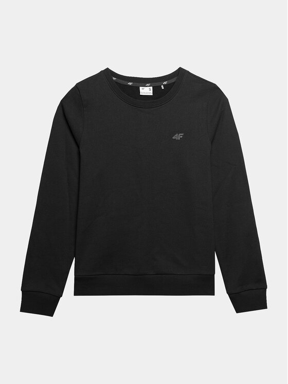 4F 4F Μπλούζα 4FWSS24TSWSF0954 Μαύρο Regular Fit