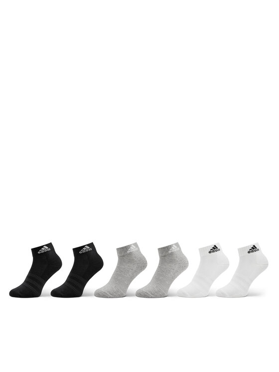 Șosete Medii Unisex adidas Cushioned Sportswear Ankle Socks 6 Pairs IC1292 Gri