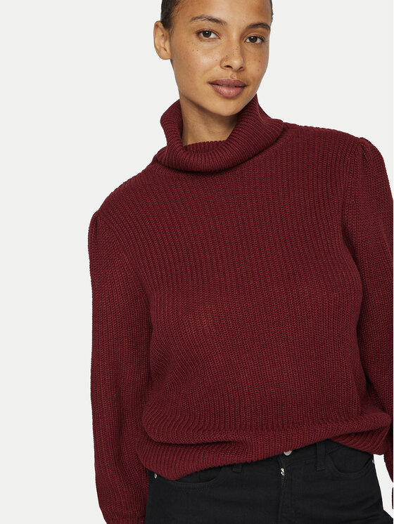 Vila Vila Dolcevita Lou 14075811 Bordeaux Regular Fit