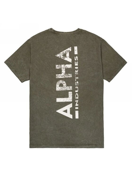 Alpha Industries Alpha Industries T-Shirt AI.258508 Zielony Regular Fit