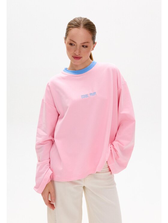 Mirons Mirons Longsleeve Print Różowy Regular Fit