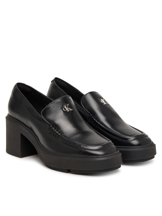Calvin Klein Calvin Klein Poolsaapad Block Heel Loafer Lth Hdw HW0HW03176 Must