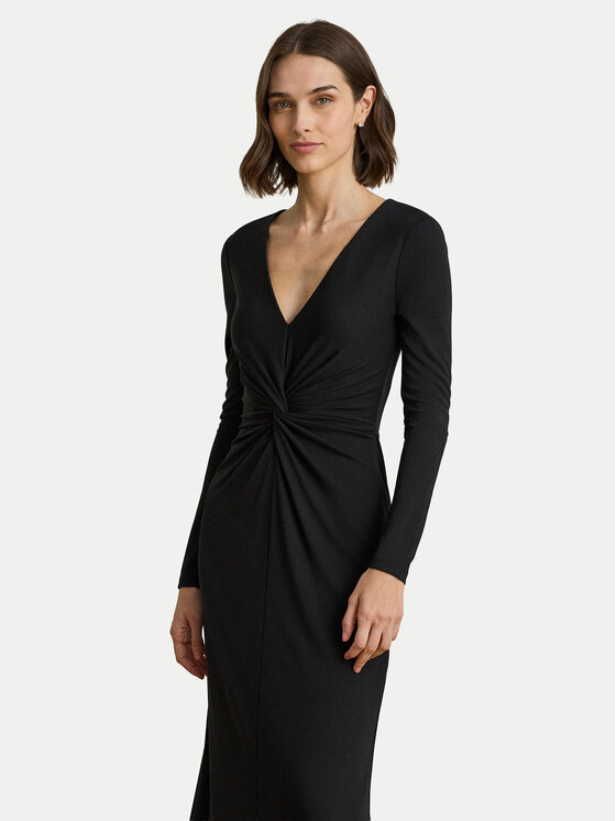 LAUREN RALPH LAUREN LAUREN RALPH LAUREN Estélyi ruha 253981393002 Fekete Slim Fit