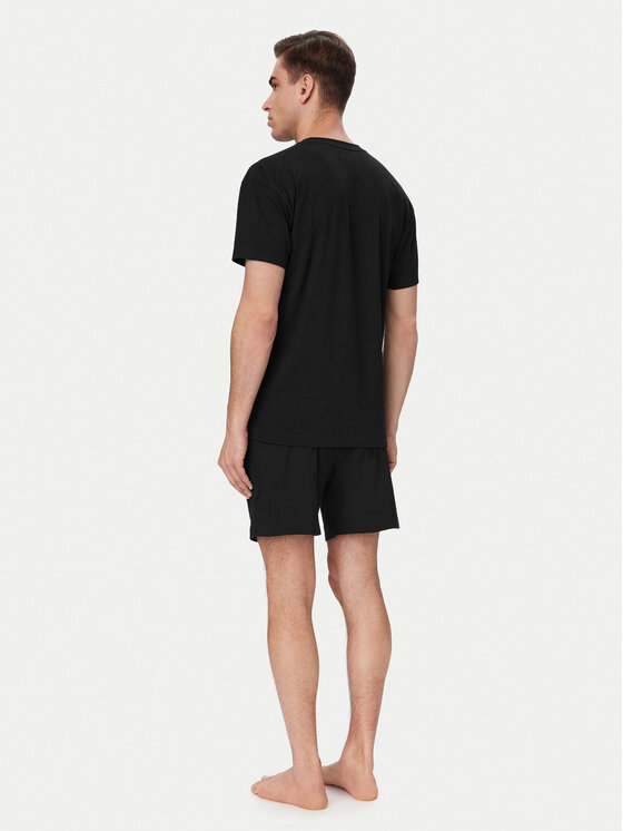 HUGO HUGO Pijama 50559742 Negru Regular Fit