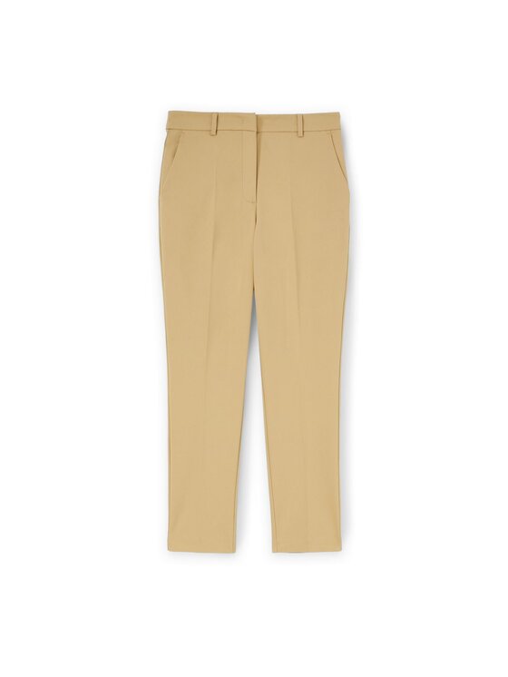 Motivi Motivi Spodnie materiałowe P203Q103826N002 Kremowy Regular Fit