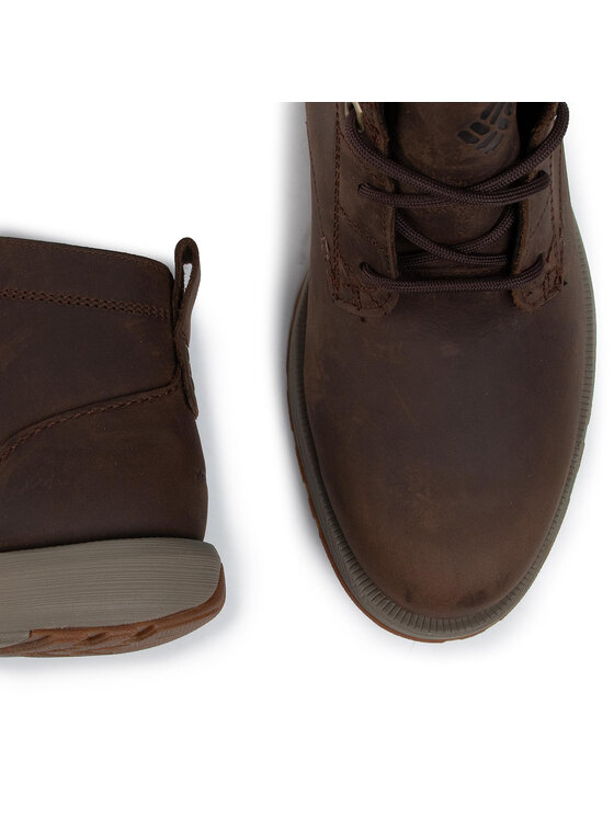 Columbia Columbia Pohodni čevlji Grixsen Chukka Wp BM1006 Rjava