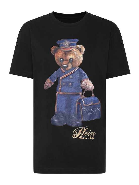 PHILIPP PLEIN PHILIPP PLEIN T-Shirt 27405 Czarny Over Fit