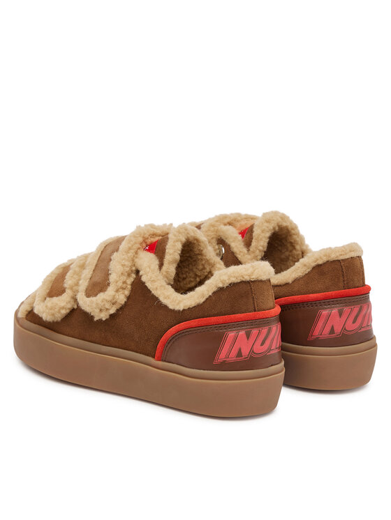 Inuikii Inuikii Снікерcи Lila Shearling Low Velcro 1001.001.0561.150 Коричневий