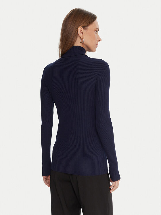 Kontatto Kontatto Rollkragenpullover 3M0817C Dunkelblau Regular Fit