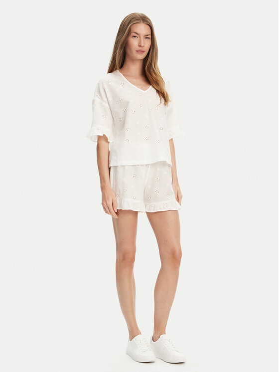 United Colors Of Benetton United Colors Of Benetton Pyžamo 4SHX3P03X Écru Regular Fit