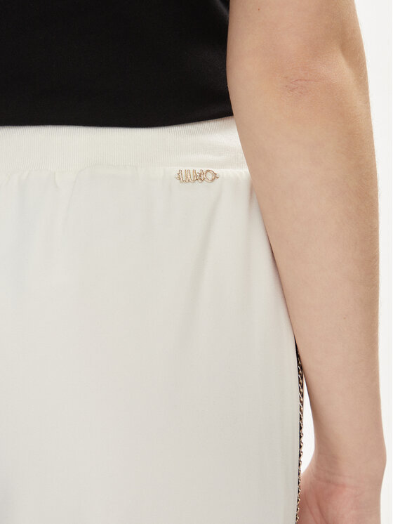Liu Jo Sport Liu Jo Sport Spodnie dresowe TA4088 TS423 Écru Regular Fit