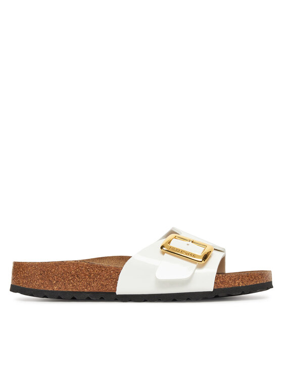 Şlapi Birkenstock Catalina Cushion Buckle 1029437 Alb
