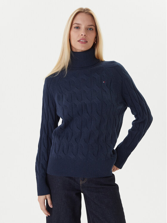 Tommy Hilfiger Tommy Hilfiger Garbó WW0WW46791 Sötétkék Regular Fit