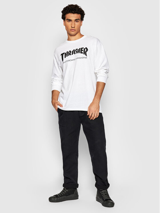 Longsleeve Skatemag Bianco Regular Fit