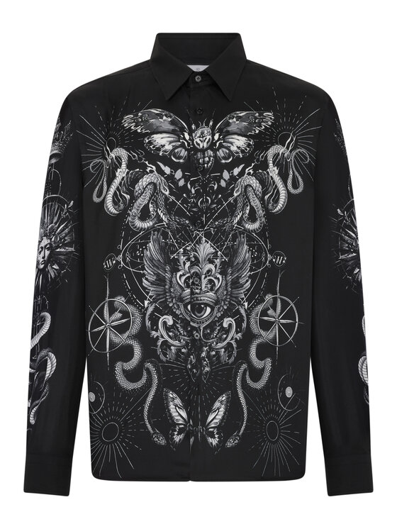 PHILIPP PLEIN PHILIPP PLEIN Koszula 28999 Czarny Regular Fit